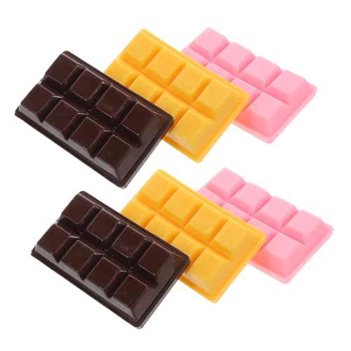 ORFOFE 6 Stück Teiliges Realistische Schokoladenmodelle Künstliche Dessert Attrappen für Tischdekoration DIY Lebensmittelrequisiten Vielseitig Einsetzbar für Küche Schaufenster und ORFOFE 6 Stück Teiliges Realistische Schokoladenmodelle Künstliche Dessert Attrappen für Tischdekoration DIY Lebensmittelrequisiten Vielseitig Einsetzbar für Küche Schaufenster und von ORFOFE