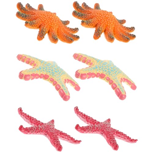 ORFOFE 6 Stück Teiliges Realistische Seestern Figuren Meerestiere für Tauchen Pool Party Dekoration Sicher Glatt Oberfläche Naturgetreu Ocean Animal Modell ORFOFE 6 Stück Teiliges Realistische Seestern Figuren Meerestiere für Tauchen Pool Party Dekoration Sicher Glatt Oberfläche Naturgetreu Ocean Animal Modell von ORFOFE