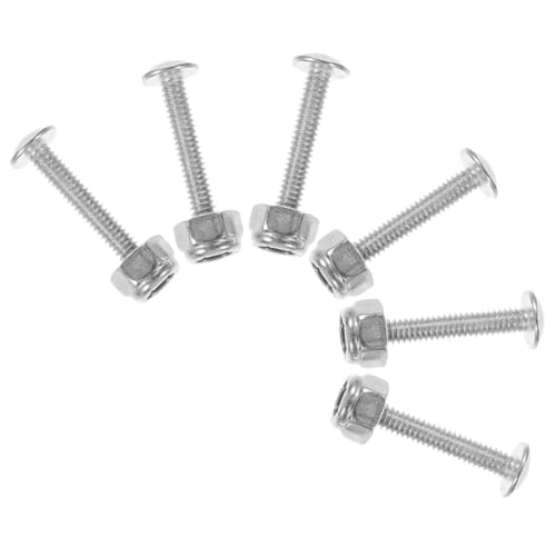 ORFOFE 6 Stück Teiliges Tischfußball Spieler Schrauben und Muttern Robuste Tischkicker Ersatzteile Kompatibel für Verschiedene Fußballtische Langlebig und Einfach zu Warten Silberfarbene ORFOFE 6 Stück Teiliges Tischfußball Spieler Schrauben und Muttern Robuste Tischkicker Ersatzteile Kompatibel für Verschiedene Fußballtische Langlebig und Einfach zu Warten Silberfarbene von ORFOFE