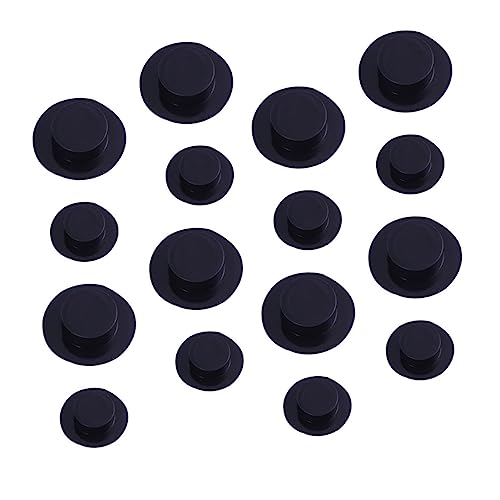 ORFOFE 60 Stück Hut Weihnachtsdekoration Gastgeschenk Clown Junge Mädchen Party DIY Topper Requisiten Miniaturhüte Erste Dekoration Weihnachtsartikel Krone Lässig Glitzer Bankett Lustige von ORFOFE