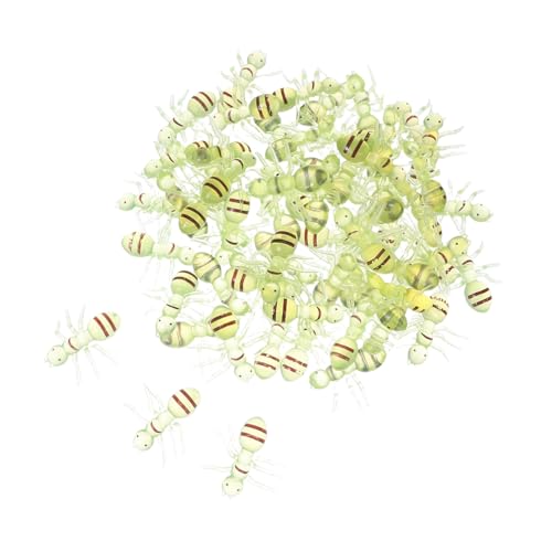 ORFOFE 60 Stück Teiliges Große Fake Ameisen Figuren aus Realistische Insektenmodelle für April Halloween Gartendeko Tragbar für Innen und Außenbereich Kreative Spiel und Dekorationsideen von ORFOFE