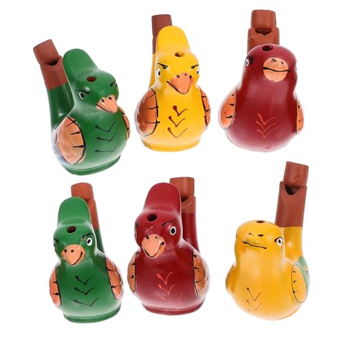 ORFOFE 6Stücke Keramik Vogelpfeifen für Niedliche Kleine Wasservogelpfeifen für Musik und Partys Buntes Design Spaß für Kleinkinder ORFOFE 6Stücke Keramik Vogelpfeifen für Niedliche Kleine Wasservogelpfeifen für Musik und Partys Buntes Design Spaß für Kleinkinder von ORFOFE