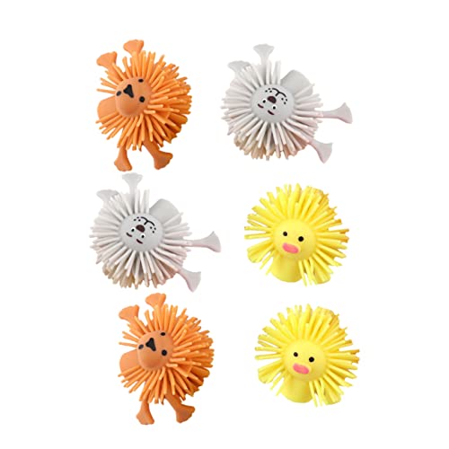ORFOFE 6Stücke Teiliges Set Tier Fingerpuppen Für Lustige Handpuppen Aus Weichem Material Für Kreative Spielstunden Und Interaktion Zufällige Farben Für Zuhause von ORFOFE
