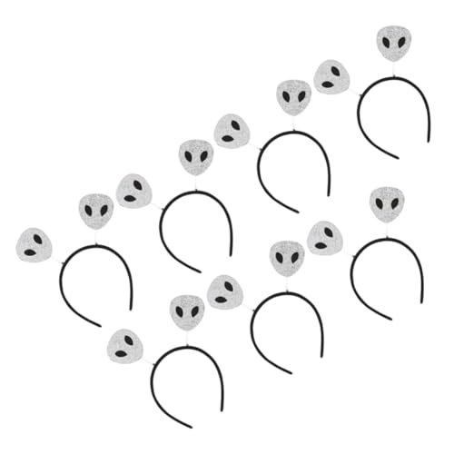 ORFOFE 7 Stück Teiliges Halloween Haarband mit -Motiv Filz und Pailletten Party Stirnband für Damen und Herren Geeignet für Kostüm Festival und Karneval von ORFOFE