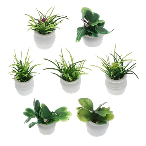 ORFOFE 7Stücke Miniature Bonsai Kunstpflanze Künstliche Topfpflanzen für Dekoration für Mini Häuser DIY Projekte und Büro Accessoires Hochwertige Kunststoffmaterialien ORFOFE 7Stücke Miniature Bonsai Kunstpflanze Künstliche Topfpflanzen für Dekoration für Mini Häuser DIY Projekte und Büro Accessoires Hochwertige Kunststoffmaterialien von ORFOFE