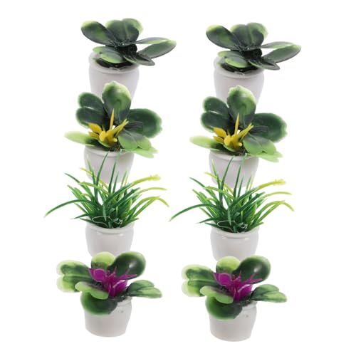 ORFOFE 8 Stück Miniatur Pflanzen Kleine Zimmerpflanzen und Bonsai Modelle Künstliche Miniatur Topfpflanzen für Puppenhaus Dekorative Garten Wohnraum Ornamente Pflegeleicht und Stilvoll ORFOFE 8 Stück Miniatur Pflanzen Kleine Zimmerpflanzen und Bonsai Modelle Künstliche Miniatur Topfpflanzen für Puppenhaus Dekorative Garten Wohnraum Ornamente Pflegeleicht und Stilvoll von ORFOFE