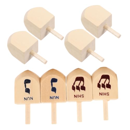 ORFOFE 8 Stück Teiliges Hanukkah Holz Dreidel mit Bunten Buchstaben Pädagogisches Kinderspielzeug zur Feinmotorikförderung für Chanukka Fest und Kreative Familienaktivitäten ORFOFE 8 Stück Teiliges Hanukkah Holz Dreidel mit Bunten Buchstaben Pädagogisches Kinderspielzeug zur Feinmotorikförderung für Chanukka Fest und Kreative Familienaktivitäten von ORFOFE