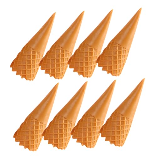 ORFOFE 8 Stück Teiliges Miniatur Eiscreme Waffelhörnchen aus Stabilem PVC Realistische DIY Bastelaccessoires für Handyanhänger und Dekoration Braune Zuckerhüte für Kreatives Basteln ORFOFE 8 Stück Teiliges Miniatur Eiscreme Waffelhörnchen aus Stabilem PVC Realistische DIY Bastelaccessoires für Handyanhänger und Dekoration Braune Zuckerhüte für Kreatives Basteln von ORFOFE