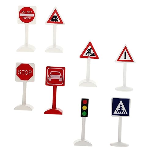 ORFOFE 8 Stück Teiliges Miniatur Verkehrszeichen aus Pädagogisches Lernspielzeug für Verkehrssicherheit Langlebig und Handlich Geeignet für Kindergarten und Spielstraßenszenen ORFOFE 8 Stück Teiliges Miniatur Verkehrszeichen aus Pädagogisches Lernspielzeug für Verkehrssicherheit Langlebig und Handlich Geeignet für Kindergarten und Spielstraßenszenen von ORFOFE