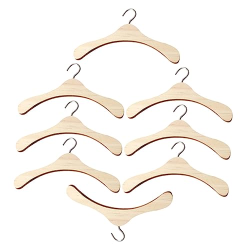 ORFOFE 8Stücke Kleiderbügel für Puppen Stabil für Puppenkleidung Kompakt und Platzsparend für Puppenzimmer Dekoration ORFOFE 8Stücke Kleiderbügel für Puppen Stabil für Puppenkleidung Kompakt und Platzsparend für Puppenzimmer Dekoration von ORFOFE