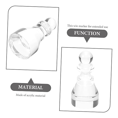 ORFOFE Acryl Poker Marker Wheel Transparent Win Marker Stab Roulette Spiele Zubehör Stabil Langlebig Einfach Montierbar von ORFOFE