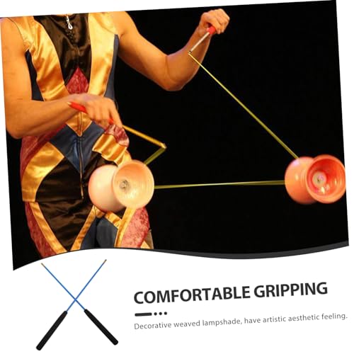 ORFOFE Antirutsch Diabolo Handstick mit Gewichtetem Kopf Robuster Solider Jonglierstab für Erwachsene Verbesserte Kontrolle und Stabilität Beim Diabolo Jonglieren ORFOFE Antirutsch Diabolo Handstick mit Gewichtetem Kopf Robuster Solider Jonglierstab für Erwachsene Verbesserte Kontrolle und Stabilität Beim Diabolo Jonglieren von ORFOFE