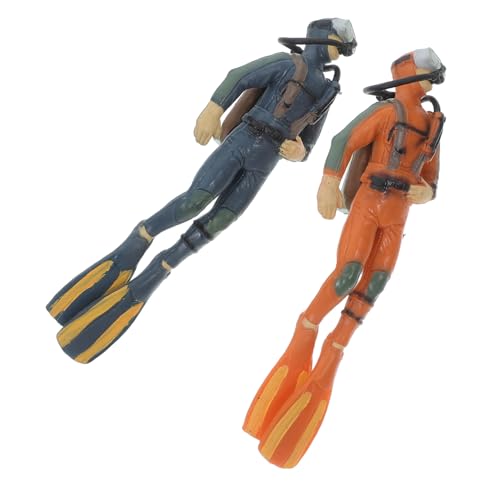 ORFOFE Taucherfigur 2 Stück Taucherstatue Basteln für Aquarium- Schwimmende Taucher für Natürliche Atmosphäre Im Aquarium ORFOFE Taucherfigur 2 Stück Taucherstatue Basteln für Aquarium- Schwimmende Taucher für Natürliche Atmosphäre Im Aquarium von ORFOFE
