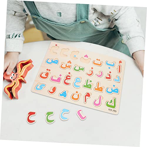 ORFOFE Arabisches Alphabet Puzzle für Holz Buchstaben Lernspielzeug Montessori Pädagogisches Lernspielzeug für Jungen und Mädchen zur Früherziehung und Kognitiven Entwicklung ORFOFE Arabisches Alphabet Puzzle für Holz Buchstaben Lernspielzeug Montessori Pädagogisches Lernspielzeug für Jungen und Mädchen zur Früherziehung und Kognitiven Entwicklung von ORFOFE
