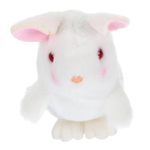 ORFOFE Aufziehspielzeug Hase Plüsch Kaninchenspielzeug Geschenk Lustiges Springendes Kleinkinder Kleine Kompakte Federmechanik Hüpft von ORFOFE
