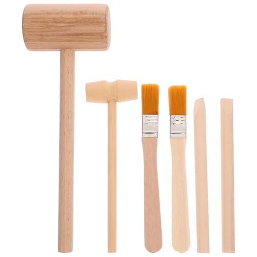 ORFOFE Ausgrabungsset Teilig Holzwerkzeug Set mit Hammer Meißel Pinsel Pädagogisches Archäologie Kreativität und Feinmotorik für Jungen und Mädchen ORFOFE Ausgrabungsset Teilig Holzwerkzeug Set mit Hammer Meißel Pinsel Pädagogisches Archäologie Kreativität und Feinmotorik für Jungen und Mädchen von ORFOFE