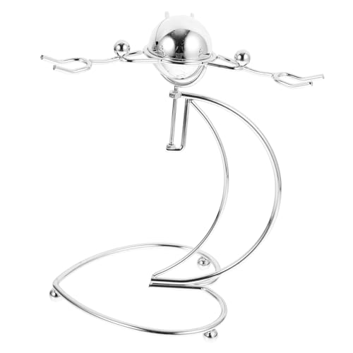 ORFOFE Balance Skulptur Handgefertigtes Desktop Einzigartiges Physikalisches für Technikliebhaber Stabiler Pendelmechanismus für Schreibtisch und Home Office von ORFOFE