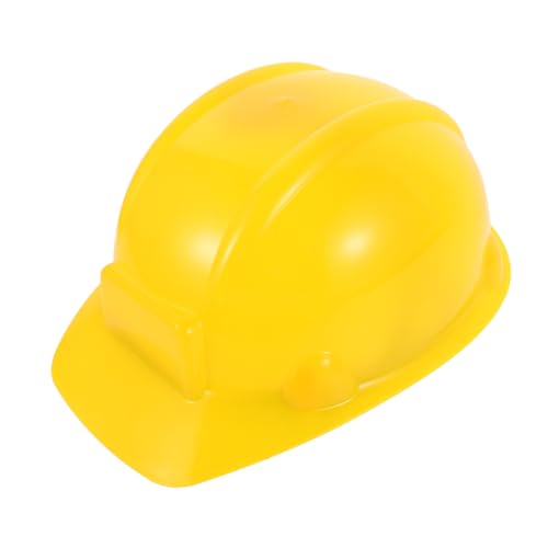 ORFOFE Bauhelm Feuerwehrhelm Gelb Kunststoff Kinderkostüm Verstellbar Komfortabel für Rollenspiele und Fasching von ORFOFE