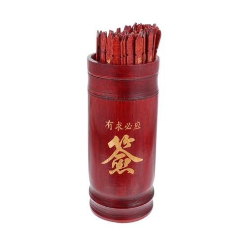 ORFOFE Buddhistische Wahrsagestäbchen Chinesischer Stil Divinationsspiel Requisiten Mit Stäbchen Und Anleitung Kompakt Tragbar Für Zuhause Und Büro Freizeitspaß ORFOFE Buddhistische Wahrsagestäbchen Chinesischer Stil Divinationsspiel Requisiten Mit Stäbchen Und Anleitung Kompakt Tragbar Für Zuhause Und Büro Freizeitspaß von ORFOFE