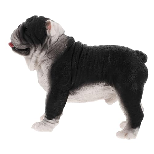 ORFOFE Hunde Geburtstagsgeschenk Realistische Bulldoggen Statue Dekorative Hundefigur Für Den Schreibtisch Detailgetreues Bulldoggen Modell Perfekte Hundedekoration Für Tierliebhaber Hund von ORFOFE