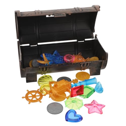 ORFOFE Bunte Schatztruhe Edelsteine 36 teiligem Kunststoff Schmucksteinen Glänzend und Langlebig als Vase Füller Pool Tauchspielzeug und Dekoration für Schwimmbadspaß ORFOFE Bunte Schatztruhe Edelsteine 36 teiligem Kunststoff Schmucksteinen Glänzend und Langlebig als Vase Füller Pool Tauchspielzeug und Dekoration für Schwimmbadspaß von ORFOFE