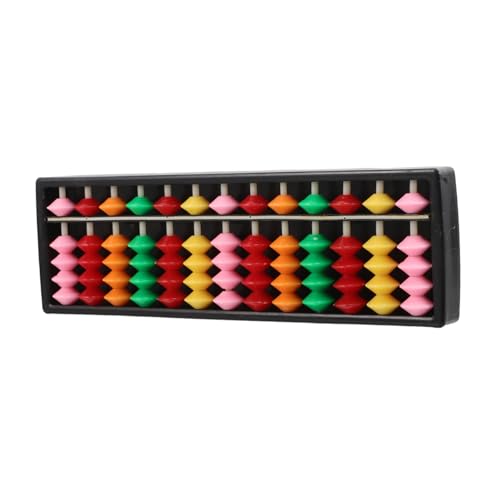 ORFOFE Bunter Rechenrahmen mit Verstellbaren Reihen und Perlen pro Reihe für Fördert Mathematische Fähigkeiten und Frühes Lernen Leichter Kunststoff abakus Tragbar für Zuhause und Schule von ORFOFE