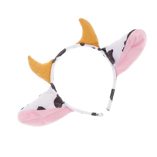 ORFOFE Kuh Ohren Haarreif Mit Hörnern Lustiges Tier Haarband Für Und Erwachsene Perfekt Für Partys Kostüme Und Aufführungen Cartoon Design Weich Und Bequem ORFOFE Kuh Ohren Haarreif Mit Hörnern Lustiges Tier Haarband Für Und Erwachsene Perfekt Für Partys Kostüme Und Aufführungen Cartoon Design Weich Und Bequem von ORFOFE