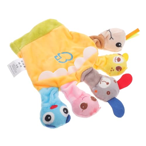 ORFOFE Cartoon Tierische Fingerpuppen Plüsch Handpuppen für Kreative Erzählung Niedliches Fingerpüppchen für Kleinkinder und Junge Mädchen Gelb ORFOFE Cartoon Tierische Fingerpuppen Plüsch Handpuppen für Kreative Erzählung Niedliches Fingerpüppchen für Kleinkinder und Junge Mädchen Gelb von ORFOFE