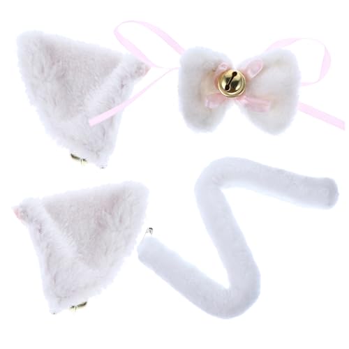 ORFOFE Cat Ears Kostüm Verstellbarem Haarreif Schleife und für Party Cosplay Halloween Karneval Damen Mädchen Zubehör ORFOFE Cat Ears Kostüm Verstellbarem Haarreif Schleife und für Party Cosplay Halloween Karneval Damen Mädchen Zubehör von ORFOFE