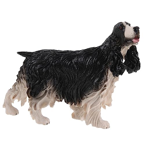 ORFOFE Cocker Spaniel-Modell lebensechter Hund realistische Spielfiguren Kinderzimmer Dekoration Tier Nachbildung Spielzeug Ornament Hündchenspielzeug für Kinder Tierfigur Hundespielzeug von ORFOFE