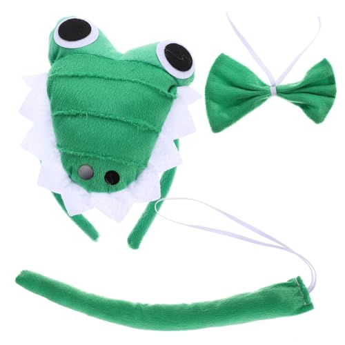 ORFOFE Cosplay-set Krokodil Stirnband Plüsch Tierkostüm Zubehör für Erwachsene Partydekoration Maskerade Karneval Mottoparty Accessoires ORFOFE Cosplay-set Krokodil Stirnband Plüsch Tierkostüm Zubehör für Erwachsene Partydekoration Maskerade Karneval Mottoparty Accessoires von ORFOFE