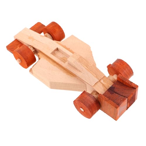 ORFOFE DIY Holzrennwagen Bausatz aus Natürlichem Abnehmbare Teile für Kreative Herausforderungen Sicher für Teamaktivitäten und Unvergessliche Familienzeit von ORFOFE