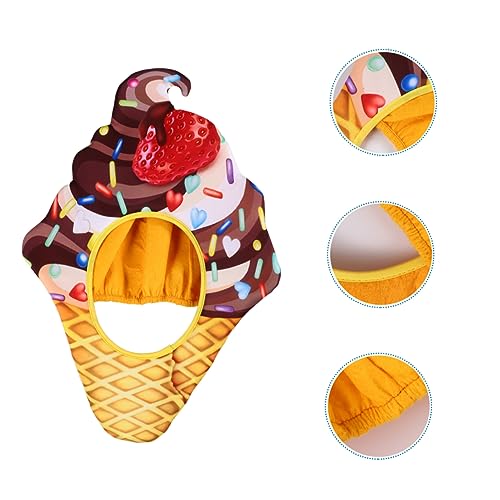 ORFOFE Dekorativer Eiscreme Hut Food Party Kopfbedeckung Wiederverwendbar Lustiges Cosplay Kostüm Zubehör für Karneval Foto Halloween ORFOFE Dekorativer Eiscreme Hut Food Party Kopfbedeckung Wiederverwendbar Lustiges Cosplay Kostüm Zubehör für Karneval Foto Halloween von ORFOFE