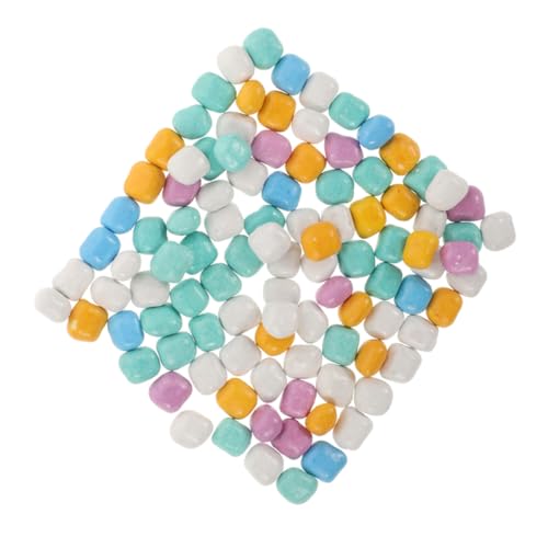 ORFOFE Dekorativer Spielsand Bunter Imitations porzellansand Körnung Sicherer Indoor Sand für DIY Kreatives Basteln Vielfarbige Sandsammlung für Sensorisches von ORFOFE