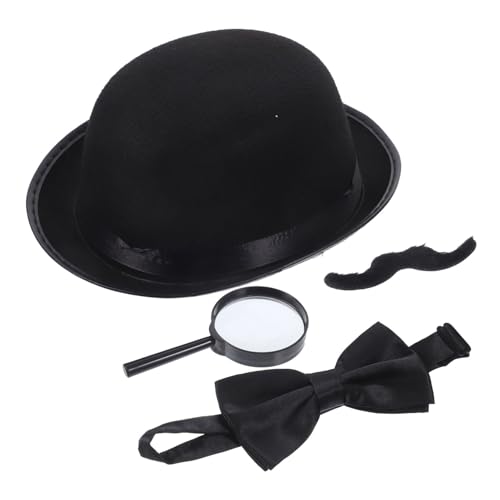 ORFOFE Detektiv Kostüm mit Realistischen Accessoires Leicht und Bequem für Rollenspiele und Fans Fördert Kreativität und Kommunikation für Detektiv Geheimdienstspiele von ORFOFE