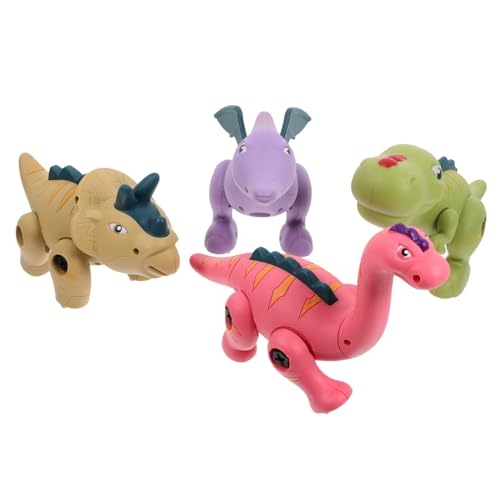 ORFOFE Dinosaurier DIY Teilig Abnehmbar Leicht Zusammenbaubar Pädagogisch Fördert Feinmotorik und Robustes Cartoon Design für Dinosaurier Fans von ORFOFE