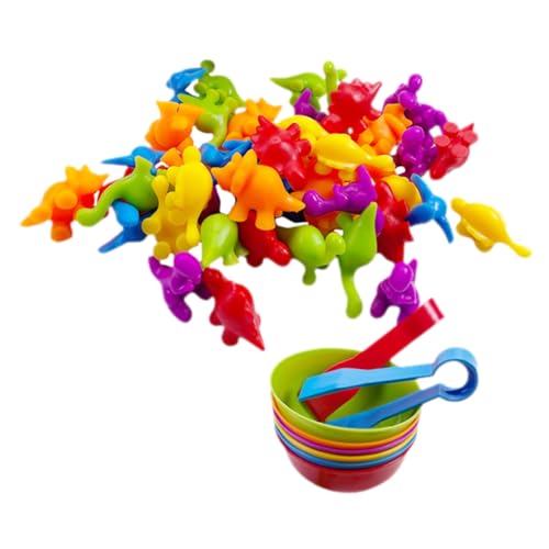 ORFOFE Dinosaurier Lernspielzeug aus Weichem Jahre Buntes und Sortierspiel Feinmotorik und Kognitiver Entwicklung für Vorschulkinder Zufällige Farbe Zufällige Farbe ORFOFE Dinosaurier Lernspielzeug aus Weichem Jahre Buntes und Sortierspiel Feinmotorik und Kognitiver Entwicklung für Vorschulkinder Zufällige Farbe Zufällige Farbe von ORFOFE