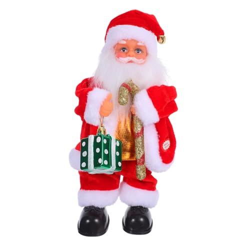 ORFOFE Elektrische Santa-Figur mit Beweglichen Teilen und Musik Interaktives für Kleines Weihnachtsmann-dekor für Festliche Heimdeko und Fröhliche Weihnachtsstimmung ORFOFE Elektrische Santa-Figur mit Beweglichen Teilen und Musik Interaktives für Kleines Weihnachtsmann-dekor für Festliche Heimdeko und Fröhliche Weihnachtsstimmung von ORFOFE