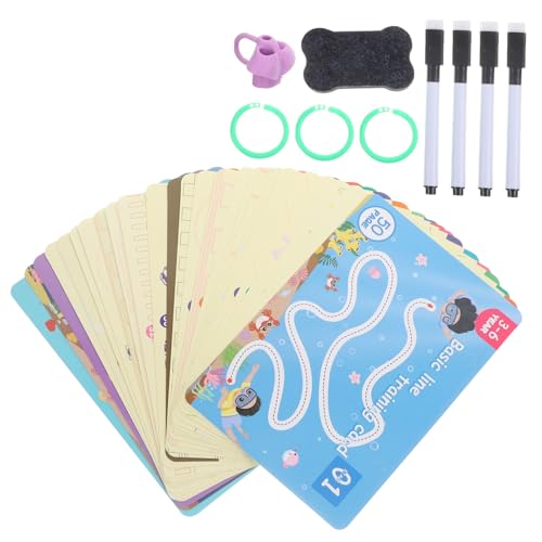 ORFOFE Erasierbare Stifte Kontrollspielzeug mit Trainingskarten für Kleinkinder Logisches Denken Fördernd Interaktives Lernspielzeug für Ab Jahren Pädagogisch Leicht zu Bedienen ORFOFE Erasierbare Stifte Kontrollspielzeug mit Trainingskarten für Kleinkinder Logisches Denken Fördernd Interaktives Lernspielzeug für Ab Jahren Pädagogisch Leicht zu Bedienen von ORFOFE