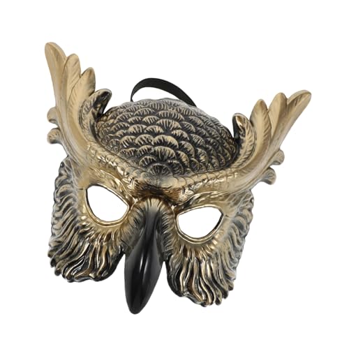 ORFOFE Eulenmaske Tiermaske Masken Für Erwachsene Kostüm Halbmaske Halloween Masken Kostüm Cosplay Requisiten Für Halloween Karneval Party Maske Eulenvogelmaske ORFOFE Eulenmaske Tiermaske Masken Für Erwachsene Kostüm Halbmaske Halloween Masken Kostüm Cosplay Requisiten Für Halloween Karneval Party Maske Eulenvogelmaske von ORFOFE