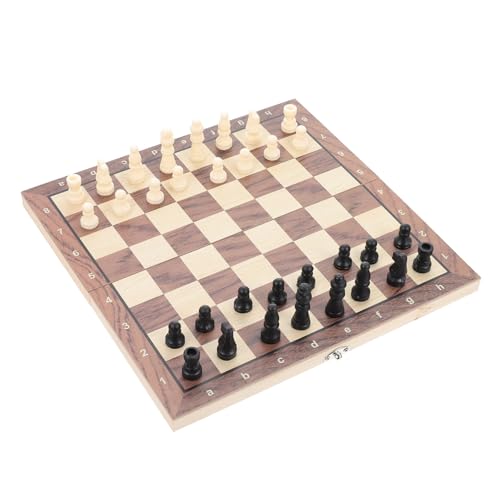 ORFOFE Faltbares Holz Schachspiel für Tragbar Sicher ohne Grate Geeignet für Unterwegs und Familie mit Klarer Druckqualität und Hochwertiger Verarbeitung ORFOFE Faltbares Holz Schachspiel für Tragbar Sicher ohne Grate Geeignet für Unterwegs und Familie mit Klarer Druckqualität und Hochwertiger Verarbeitung von ORFOFE
