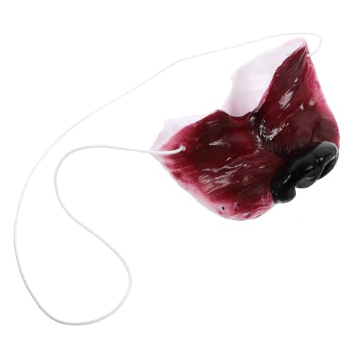 ORFOFE Faux Wolf Dog Nose Vinyl Kostümzubehör für Tier Themenpartys Cosplay Halloween Tragbare Tiernase für Kostümpartys Leicht zu Tragen Wiederverwendbar und Langlebig von ORFOFE