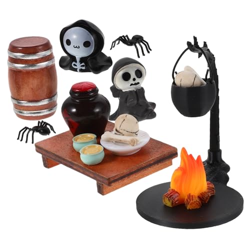 ORFOFE Fee Klein Für Ornamente Taschenfiguren Miniaturfiguren Requisiten Haus Kreative Kopf Spukdekorationen Geisterschädel Zubehör Party Dekor Figur ORFOFE Fee Klein Für Ornamente Taschenfiguren Miniaturfiguren Requisiten Haus Kreative Kopf Spukdekorationen Geisterschädel Zubehör Party Dekor Figur von ORFOFE