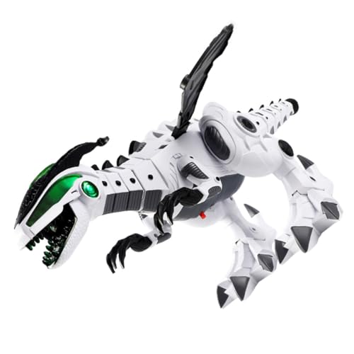 ORFOFE Fernsteuerbarer Mechanischer Dinosaurier Roboter mit Nebeleffekt und Laufbewegung Großes Elektrisches Dinosaurier Modell für Jungen Mädchen Ab Jahren Dekoratives Desktop Ornament ORFOFE Fernsteuerbarer Mechanischer Dinosaurier Roboter mit Nebeleffekt und Laufbewegung Großes Elektrisches Dinosaurier Modell für Jungen Mädchen Ab Jahren Dekoratives Desktop Ornament von ORFOFE