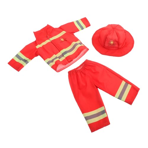 ORFOFE Feuerwehrmann Puppenkleidung für Mädchenpuppe Robustes Feuerwehr Kostüm mit Helm Detailreiche Ausstattung für Rollenspiel Kreatives Verkleidungsspiel Vielseitig für Spiel und ORFOFE Feuerwehrmann Puppenkleidung für Mädchenpuppe Robustes Feuerwehr Kostüm mit Helm Detailreiche Ausstattung für Rollenspiel Kreatives Verkleidungsspiel Vielseitig für Spiel und von ORFOFE