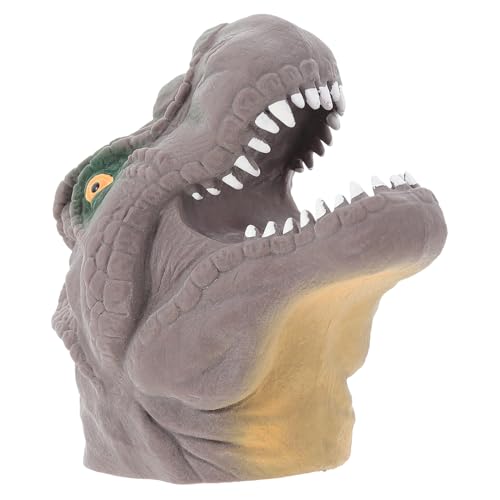 ORFOFE Fingerpuppe Dinosaurier Kopf Weiche Interaktive Handpuppe für Kreative Rollenspiele Leichtes Lernspielzeug für Kleinkinder Tragbares Dino fingerspielzeug Braun ORFOFE Fingerpuppe Dinosaurier Kopf Weiche Interaktive Handpuppe für Kreative Rollenspiele Leichtes Lernspielzeug für Kleinkinder Tragbares Dino fingerspielzeug Braun von ORFOFE