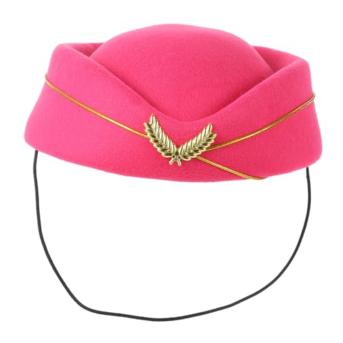 ORFOFE Flugbegleiterhut Damen Cosplay Hut Elegante Stewardess Mütze für Partys Halloween und Bühnenaufführungen Stilvolles Flugzeug Zubehör ORFOFE Flugbegleiterhut Damen Cosplay Hut Elegante Stewardess Mütze für Partys Halloween und Bühnenaufführungen Stilvolles Flugzeug Zubehör von ORFOFE