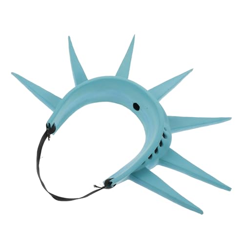 ORFOFE Freiheitsstatue Kostüm Stirnband und Fackel Leichtes Bequemes Accessoire für Patriotische Kostüme Mottopartys und Halloween Ikonisches Design für Damen und Frauen von ORFOFE