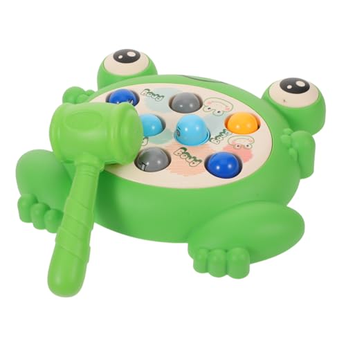 ORFOFE Frosch Hammerspiel Lernspielzeug für Motorik und Logisches Denken Interaktives Tischspiel für Jungen Mädchen Gehirnentwicklung Eltern-Junge Mädchen Spiel von ORFOFE