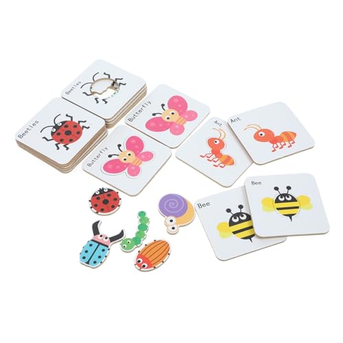 ORFOFE Frühes Lernspielzeug Tier papierpuzzle für Kleinkinder Kognitive Sichere Materialien Farbenfrohes Dinosaurier Insekten Design Pädagogisches Zuordnungsspielzeug ORFOFE Frühes Lernspielzeug Tier papierpuzzle für Kleinkinder Kognitive Sichere Materialien Farbenfrohes Dinosaurier Insekten Design Pädagogisches Zuordnungsspielzeug von ORFOFE